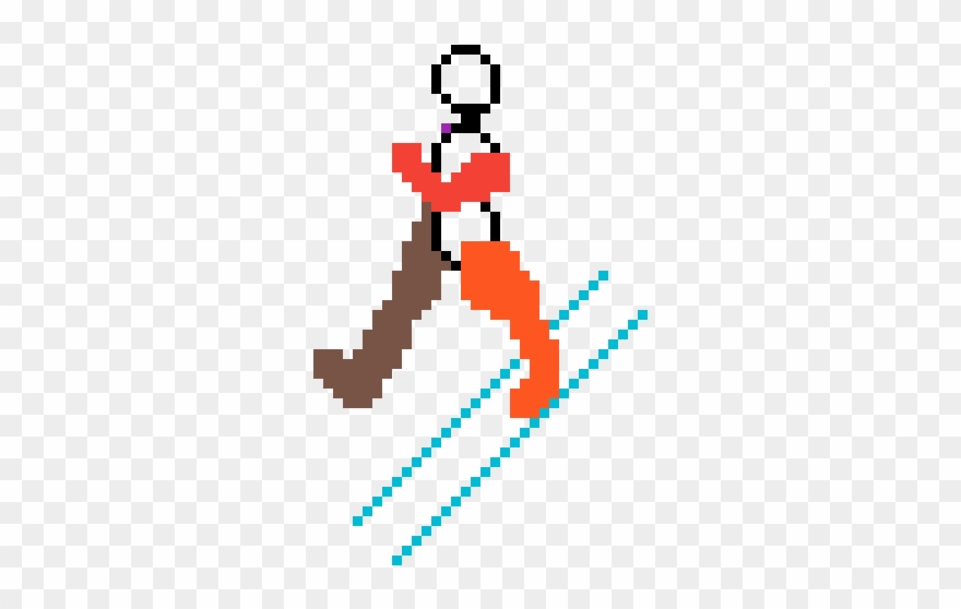 4-cycle Walking - Pixel Art Clipart