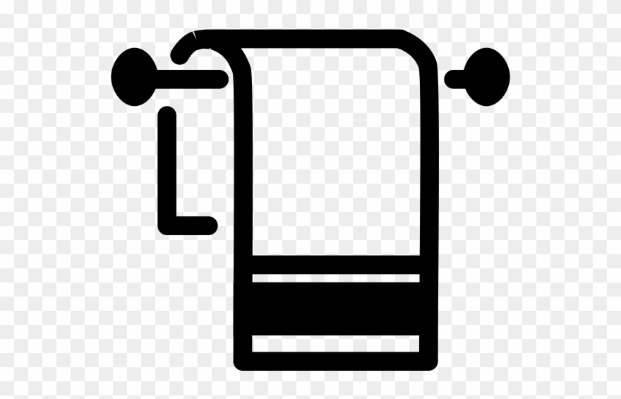 Towel - Towel Rack Icon Clipart