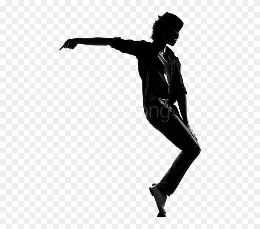 Michael Jackson Silhouette Png - Man Dancing Silhouette Clipart