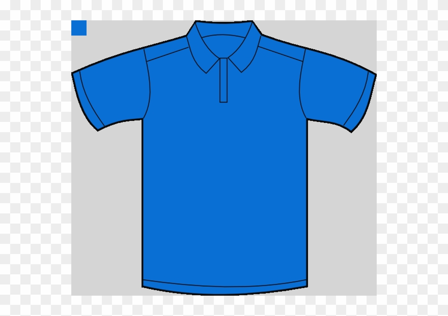 Polo Shirt Clip Art Polo Clipart - Blue Polo Shirt Clip Art - Png Download