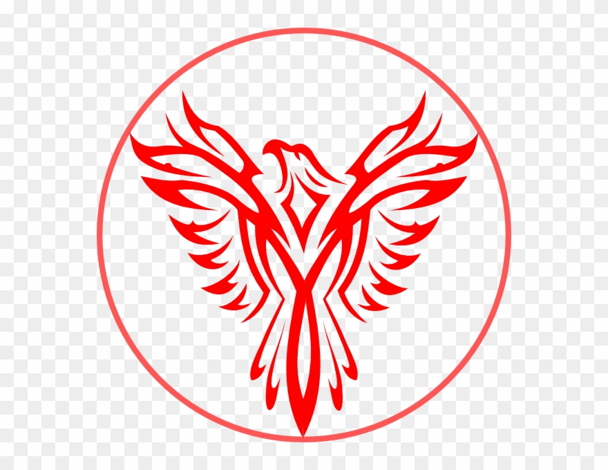 600 X 600 7 - Tribal Phoenix Tattoo Clipart