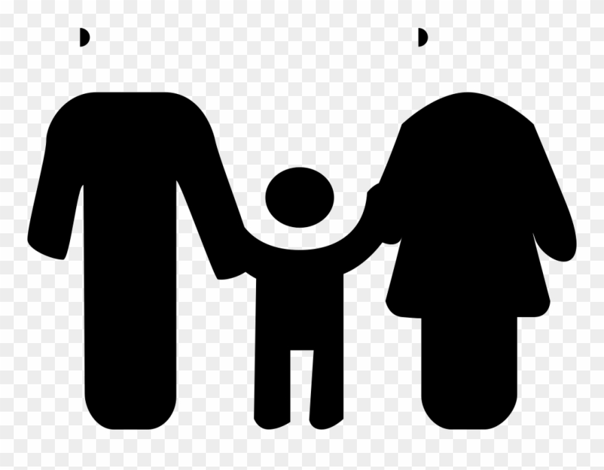 Png Icon Free Download - Familia En Dibujo De Negro Clipart