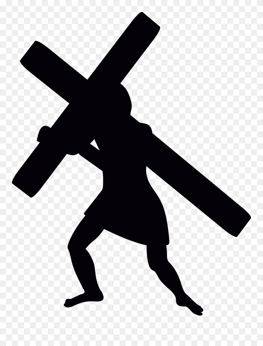 Good Friday Passion Mime - Cross Clipart