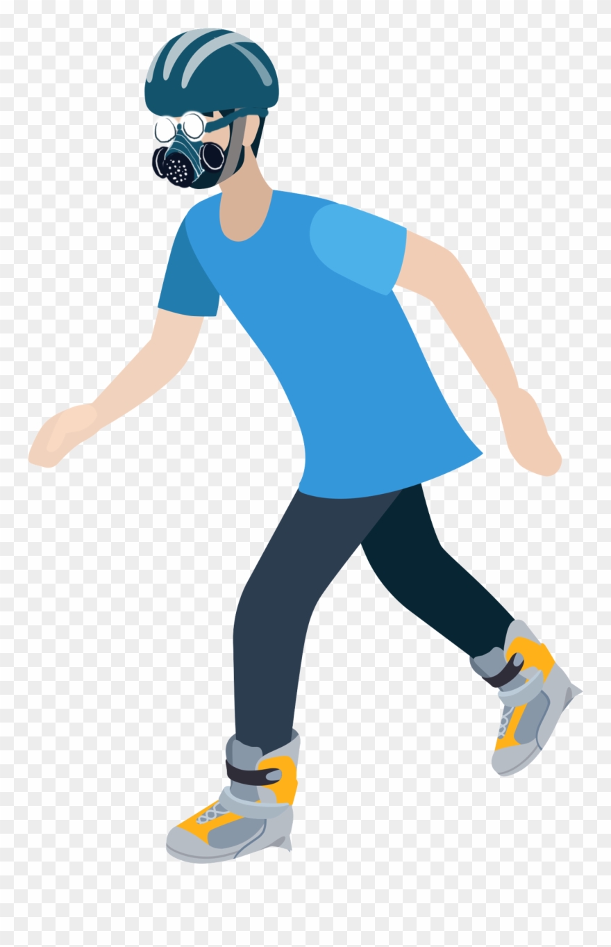 Hand Drawn Character Gas Mask Man Png And Psd - Illustration Clipart