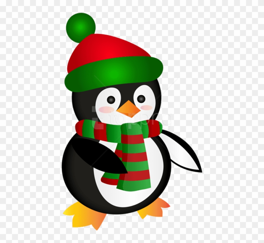 Cute Penguin Png - Christmas Penguins Transparent Background Clipart