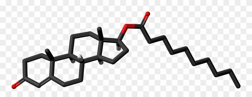 Testosterone Decanoate Molecule Skeletal - Dorothy Crowfoot Hodgkin Descubrimientos Clipart