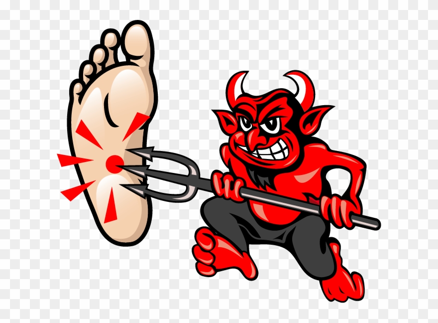 I Have Plantar Fasciitis - Diavolo Rosso Clipart