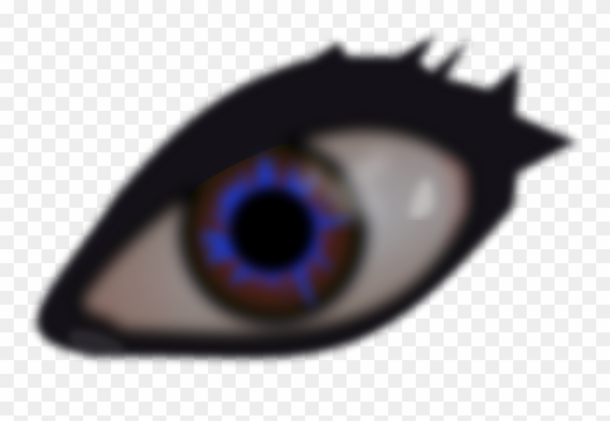 This Free Clip Arts Design Of Black Eye Png - Close-up Transparent Png