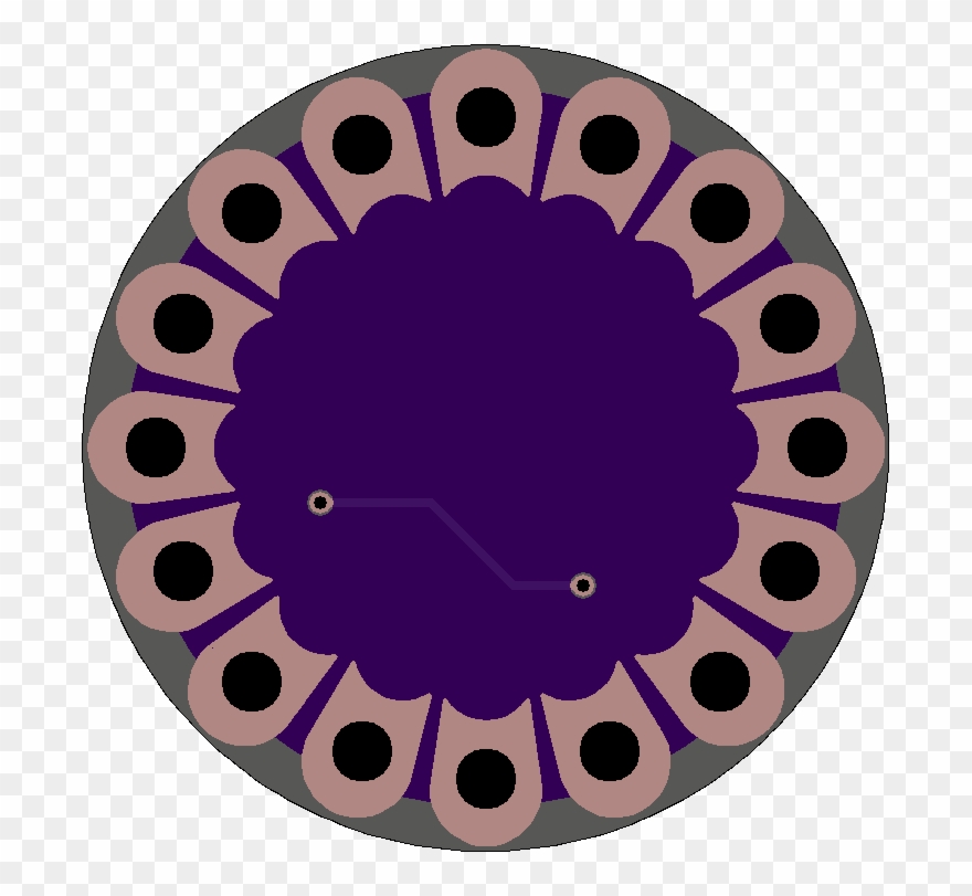 Lilypad Shift Register - Circle Clipart