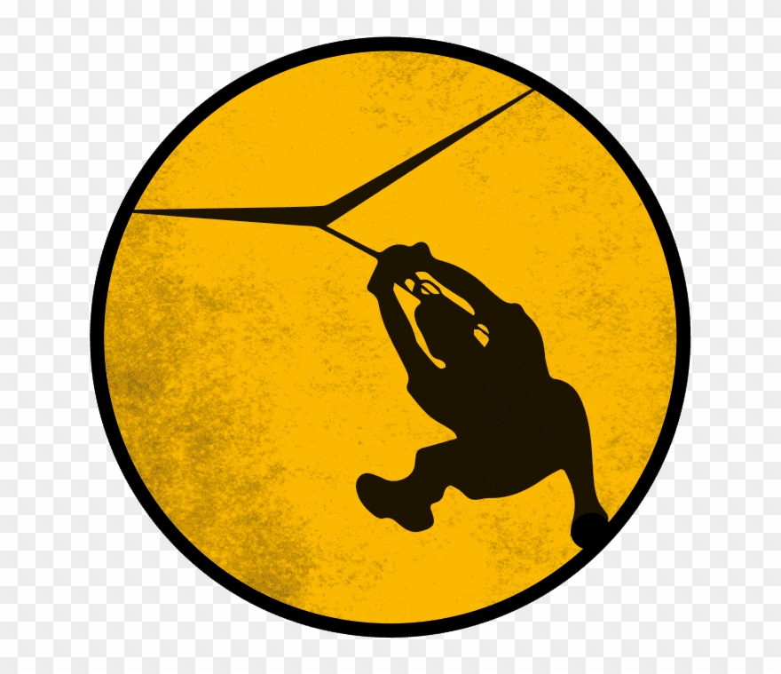 70 Metre Zipwire - Circle Clipart