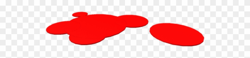 Blood Clipart Red Puddle - Puddle Of Blood Cartoon - Png Download
