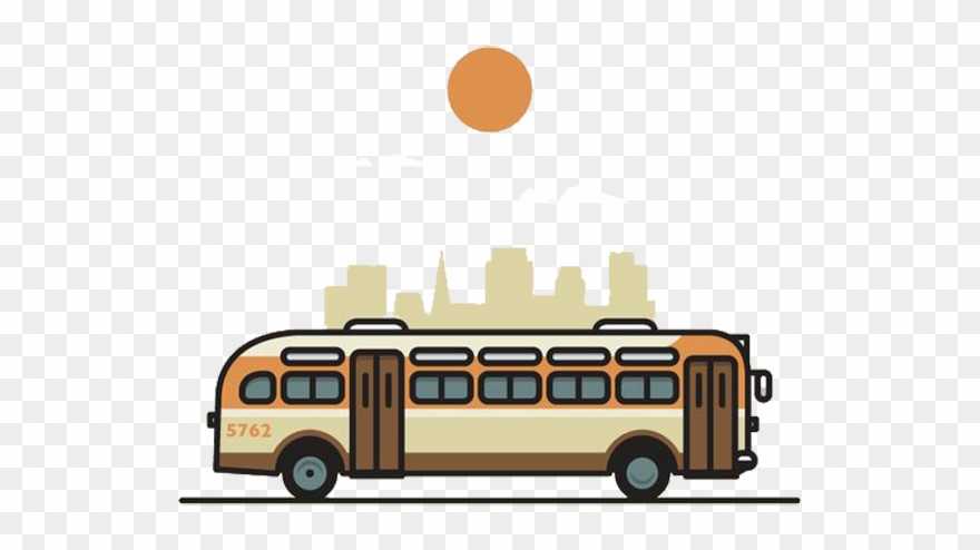 Bus Drawing City - Bus Clipart