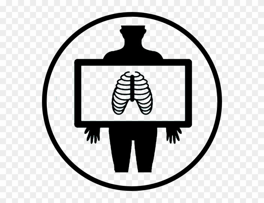 Radiology - X Ray Lung Icon Clipart