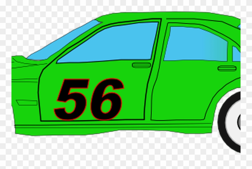 Auto Clip Art At Clkercom Vector Clip Art Online - Clip Art Green Race Car - Png Download