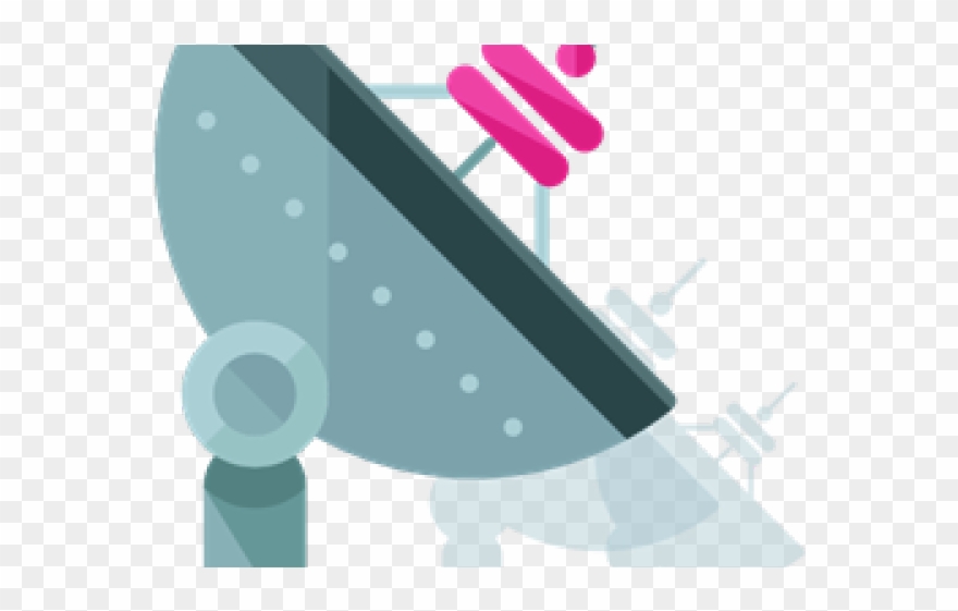Satellite Clipart Radar Antenna - Transport - Png Download