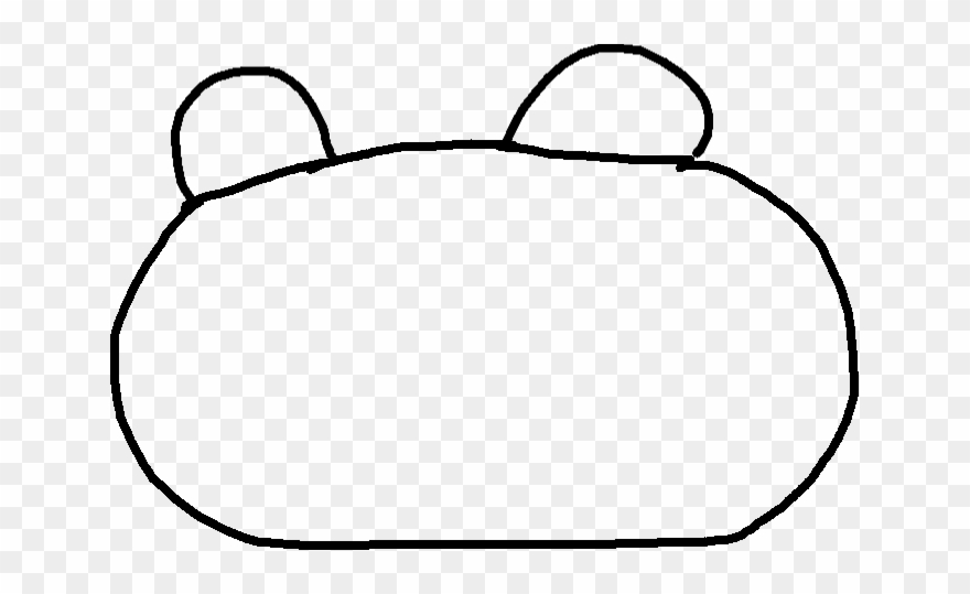 Panda - - Line Art Clipart