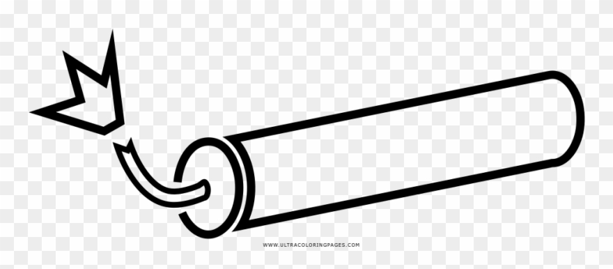 Dynamite Coloring Page - Line Art Clipart