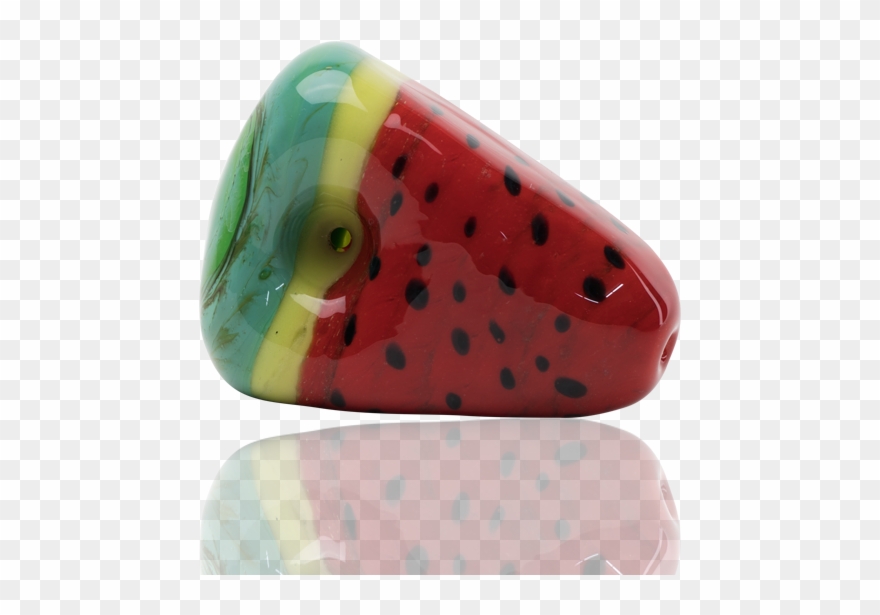 Empire Glass Watermelon Slice Glass Pipe - Watermelon Glass Pipe Clipart