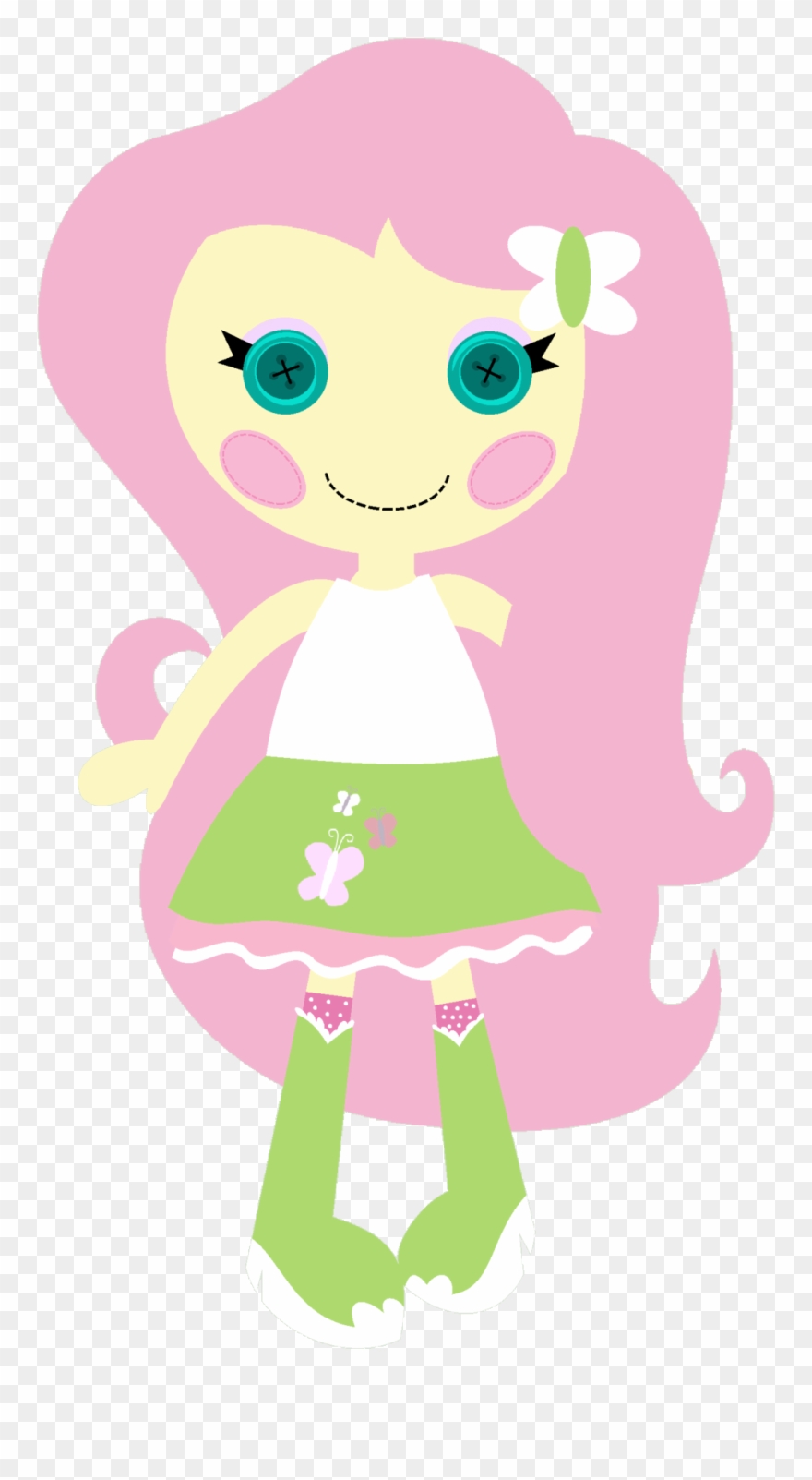 Fluttershy - Illustration Clipart