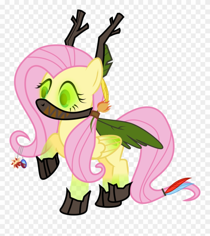 Jpg Transparent Library Alternate Artist Ruinedomega - Mlp Fluttershy Possessed Clipart