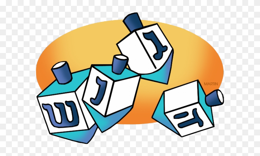 Dreidel Cliparts - Dreidel Hanukkah Clip Art - Png Download