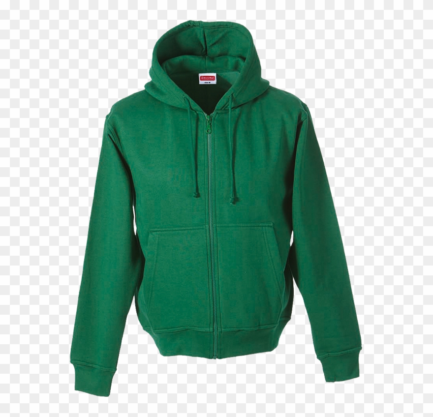 Hooded Sweatvest Uni Green 8420 M - Hoodie Clipart
