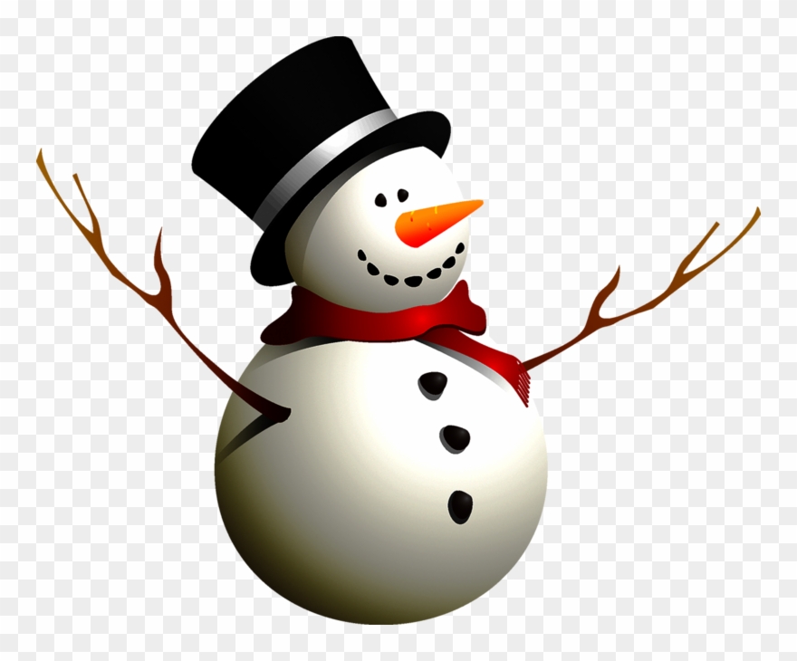 Snowman Photography Christmas Illustration Stock Download - Xmas Snow Man Clipart
