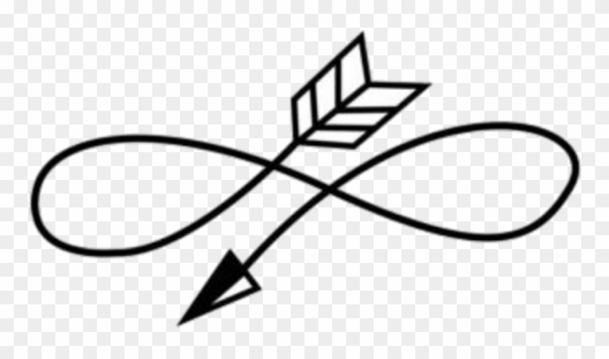 #infinity #infinityarrow #arrow - Infinity Arrow Tattoo Design Clipart