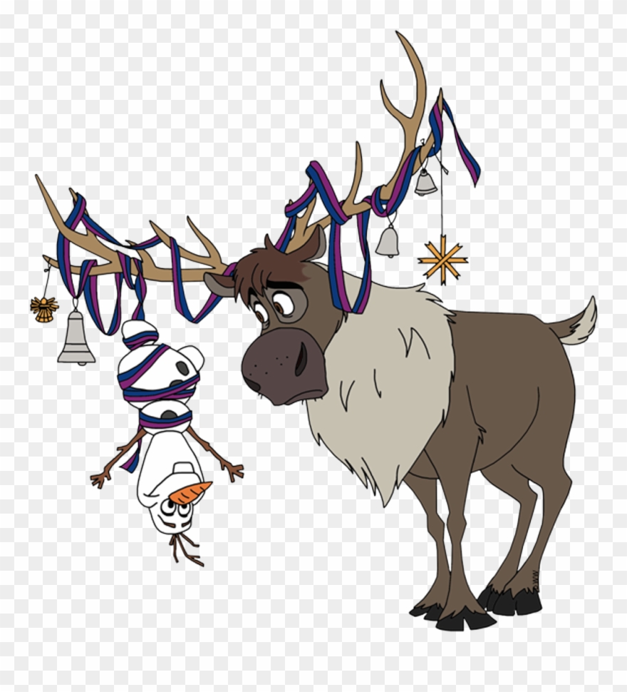 #olaf #sven #frozen #happychristmas #merrychristmas - Sven Clipart
