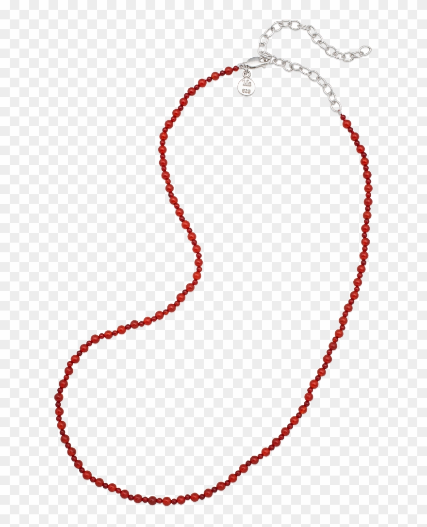 Carnelian Gemstone Chain Clipart