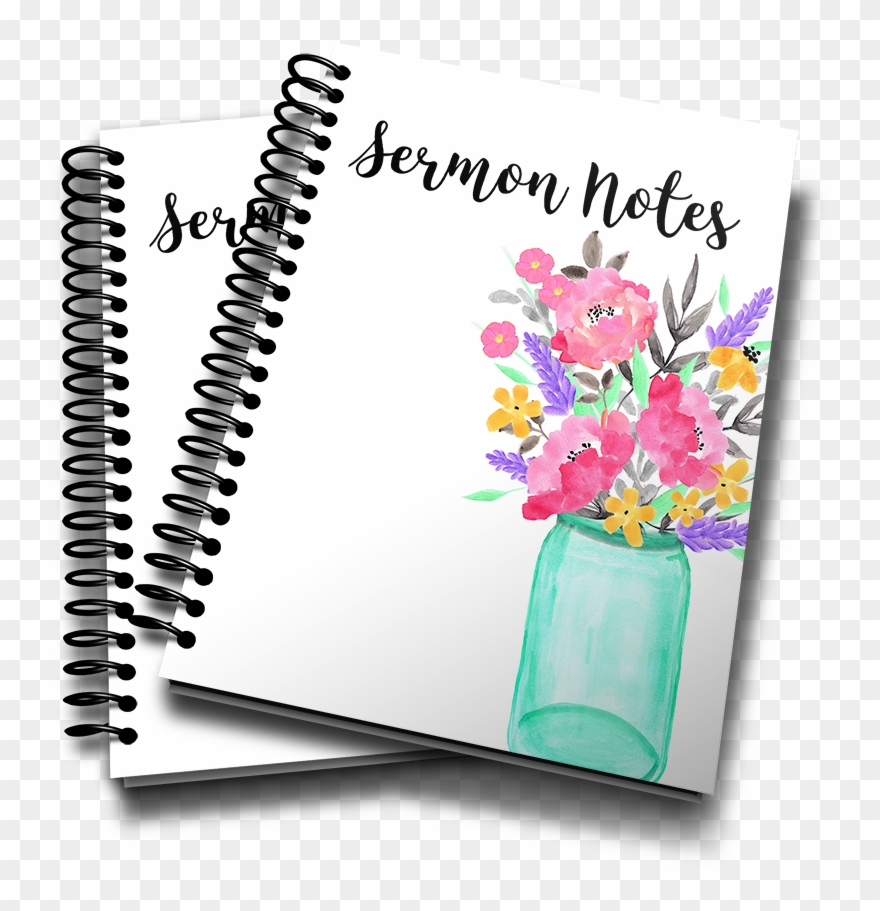 Grab Your Sermon Notes Journal - Bible Characters Coloring Pages Clipart
