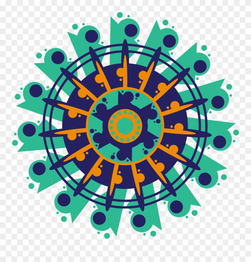 Mandala Geometric Pattern - Circle Clipart