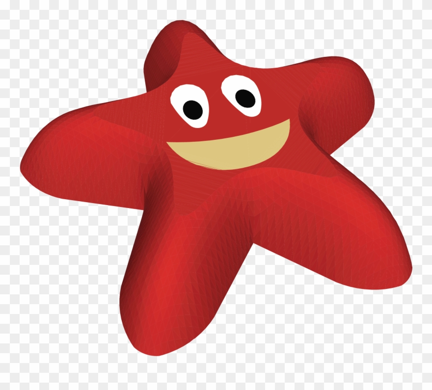 3d Sea Star - Cartoon Clipart