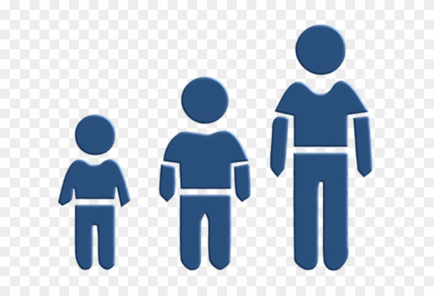 A Size For Everyone - Transparent Age Group Icon Clipart