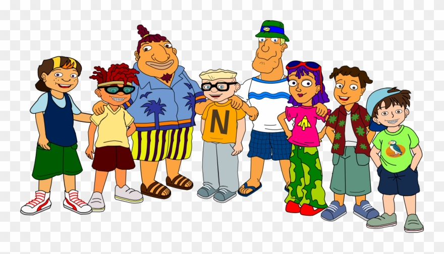 1814 X 958 5 0 - Rocket Power All Characters Clipart