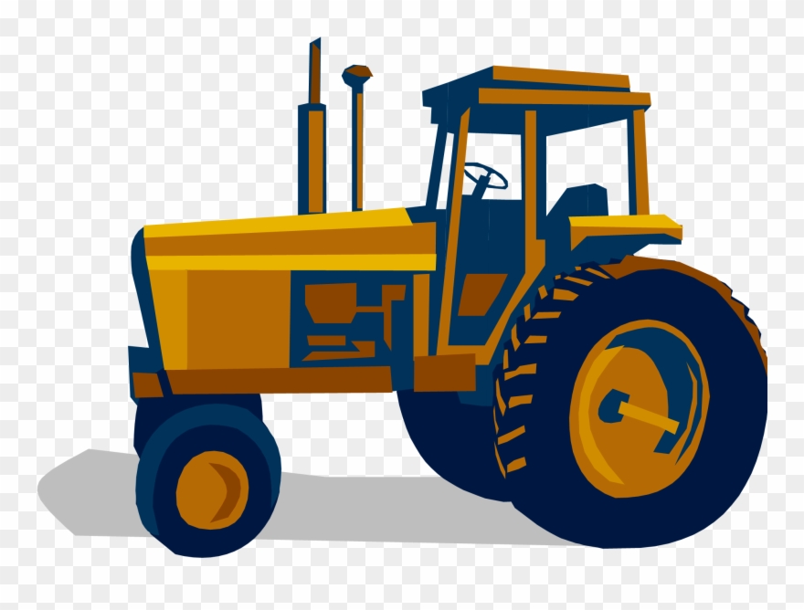 Farming Clipart Farm Machinery - Tractor - Png Download
