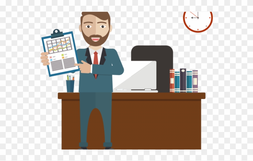 Direction Clipart Male Accountant - Cualidades De Un Buen Contador - Png Download