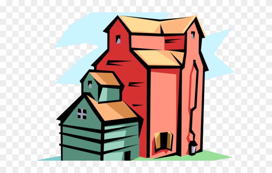 Grain Clipart Grain Elevator - Grain Elevators - Png Download