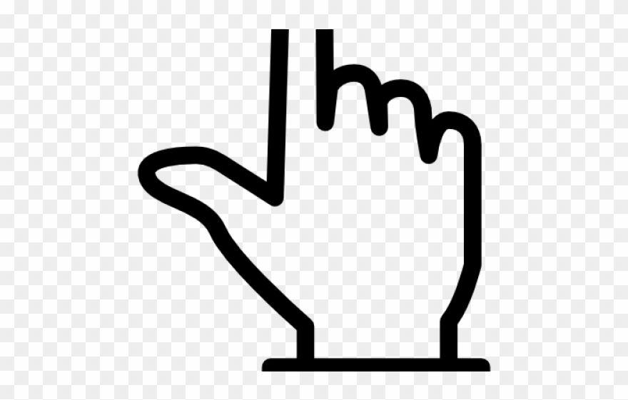 Hand Gesture Clipart Upward - Hand Pointing Vector Png Transparent Png