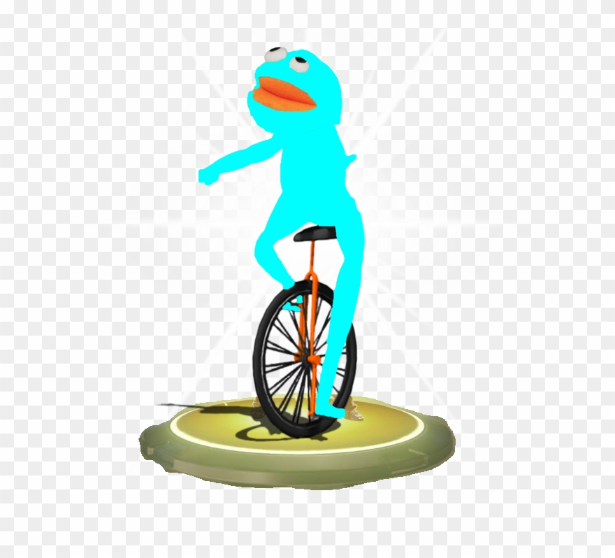 Legendary Kaj - Mountain Unicycling Clipart