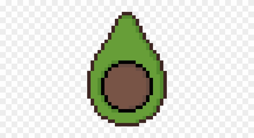 It's An Avocado Thanks - Pixel Art Bouncing Ball Clipart