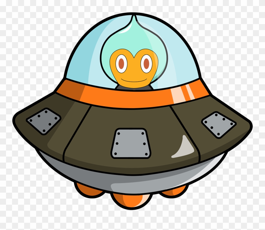 Spaceship Aliens Bitcoin Android Download Free Image - Alien Ship Cartoon Png Clipart