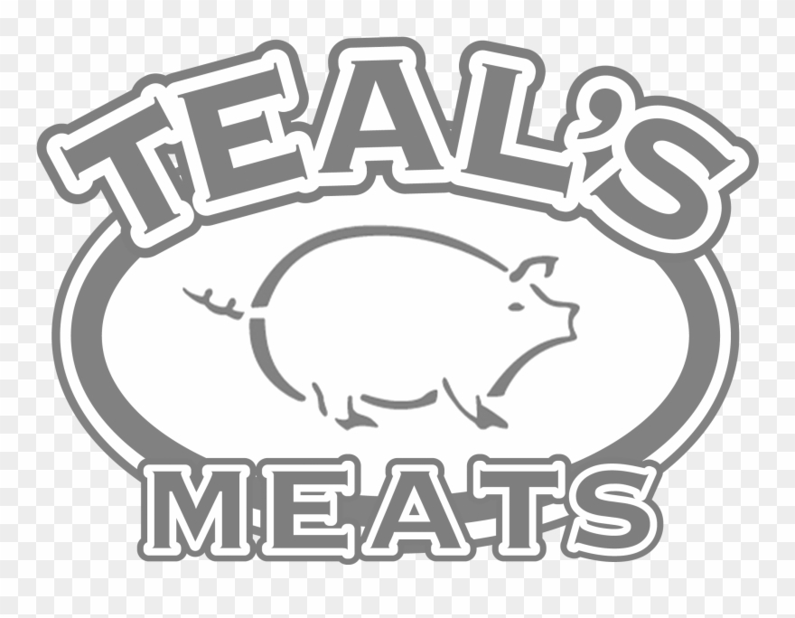 Locally Grown Meats And Filler Free Teal's Pure Pork - Meat Shop Clipart