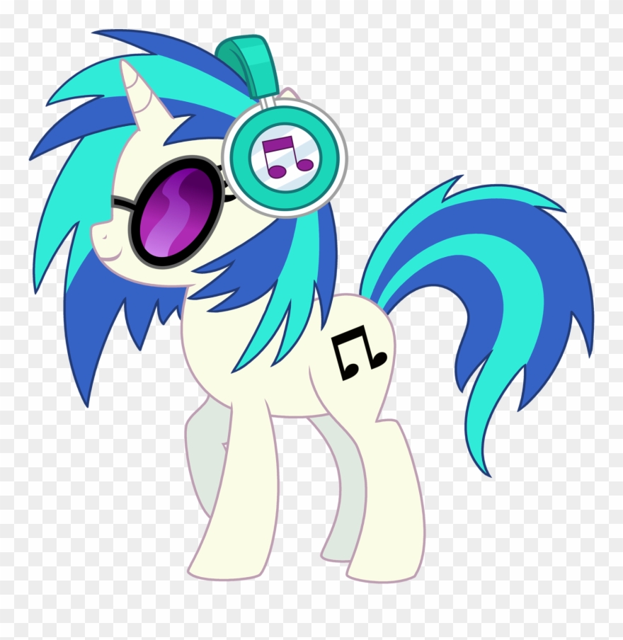1024 X 1024 6 - Mlp Vinyl Scratch Headphones Clipart