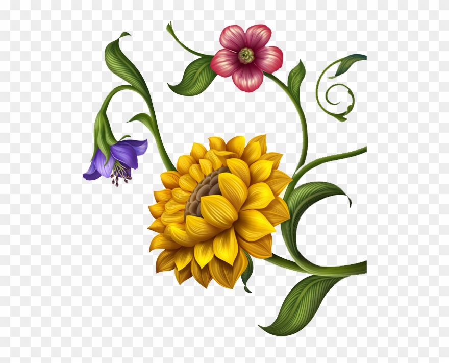 Flower - Sunflower Clipart