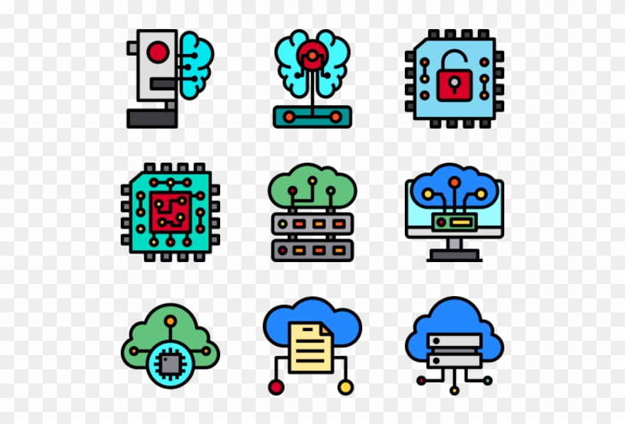 Computer Data Storage - Web Design Icon Clipart
