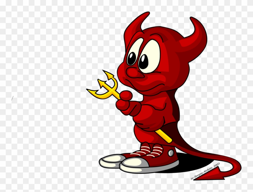 Devil Openbsd Linux Unix Freebsd Berkeley Distribution - Imagenes De Diablitos Traviesos Clipart