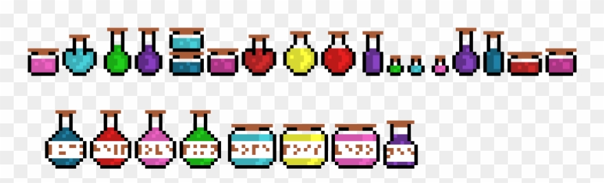 Lots Of Potions Clipart