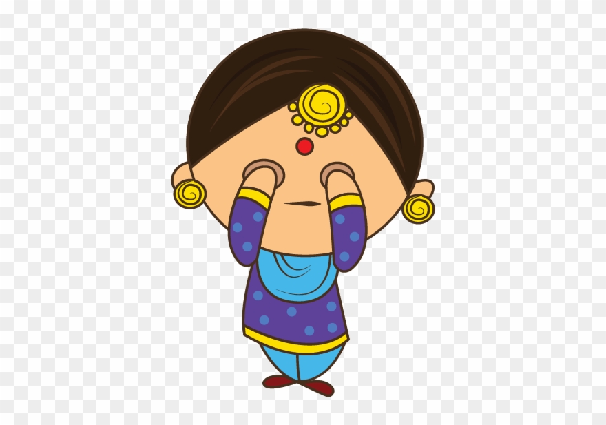 Punjabi Woman - Illustration Clipart