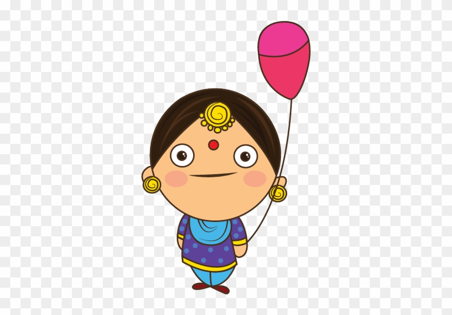 Punjabi Woman - Illustration Clipart